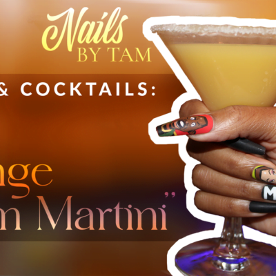 Nails & Cocktails - a photo of The orange Martin Martini